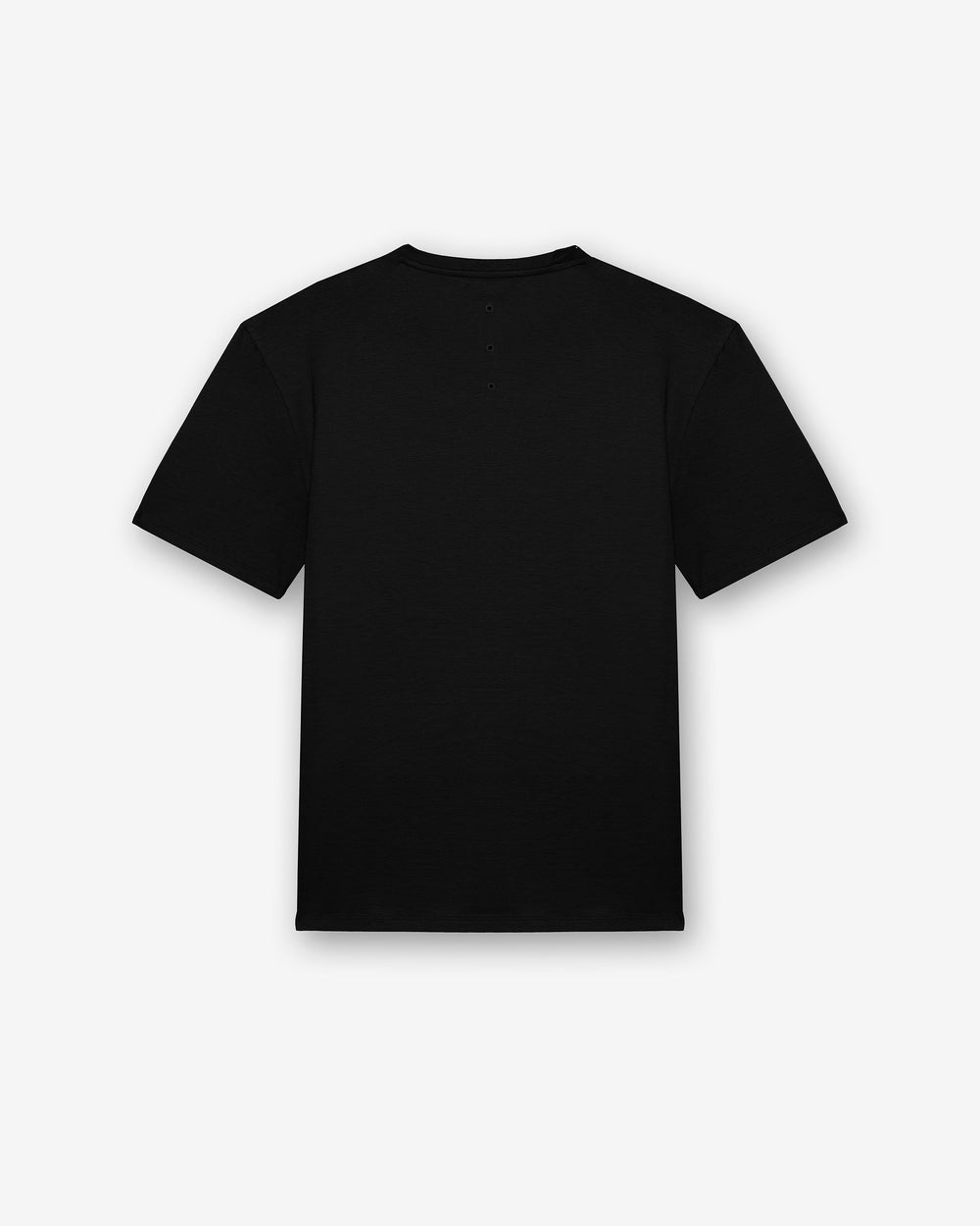 T-shirt in cotone con dettaglio in nylon