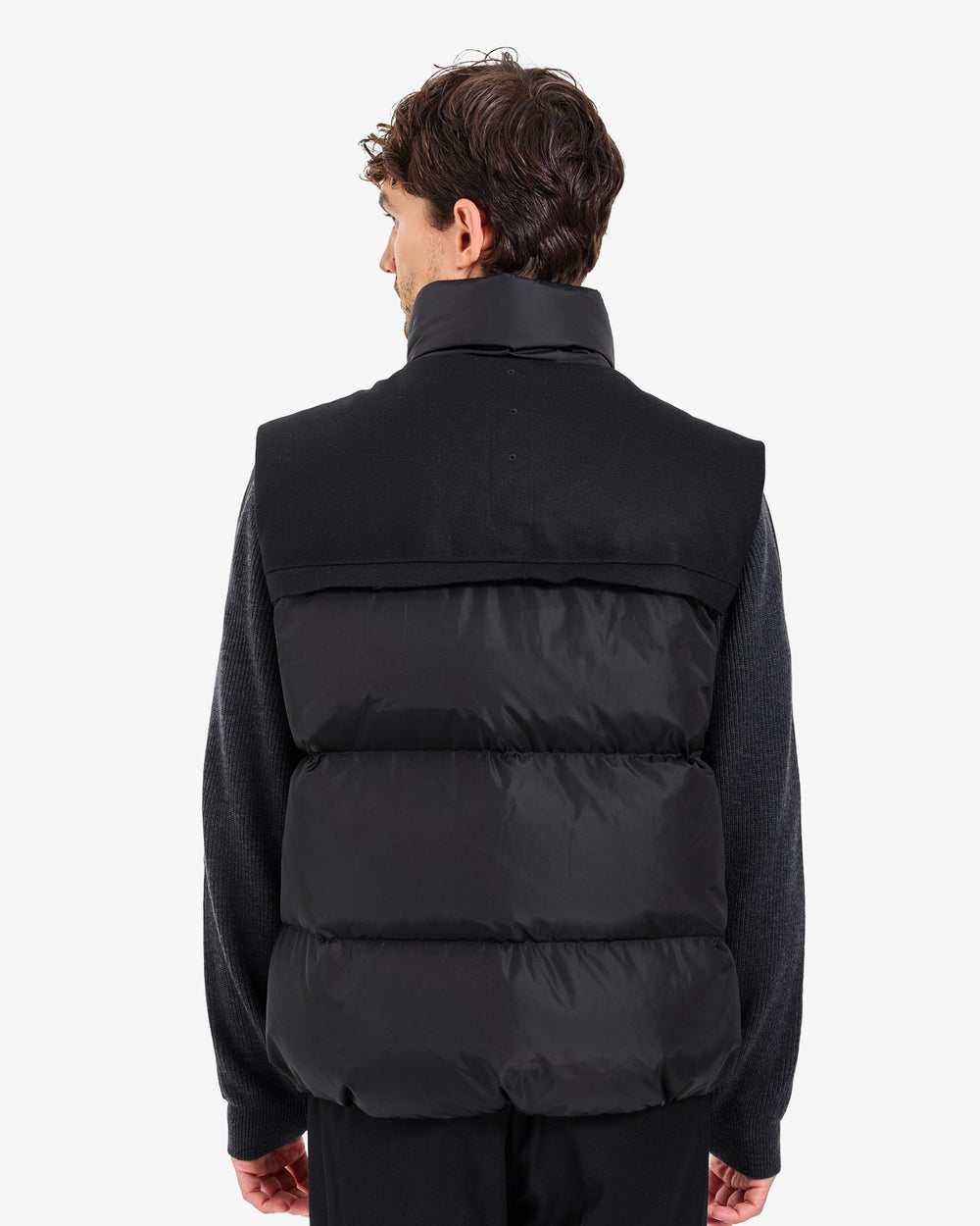 Gilet imbottito in Nylon black