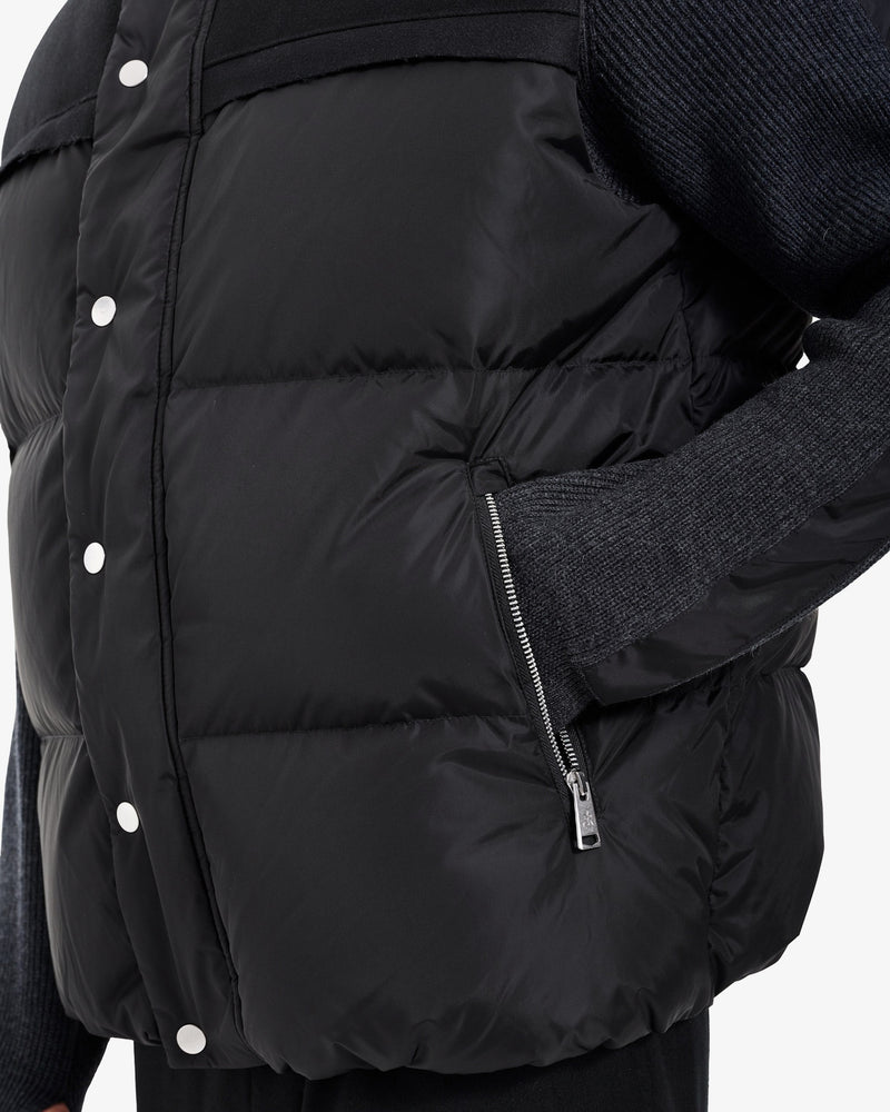 Gilet imbottito in Nylon black