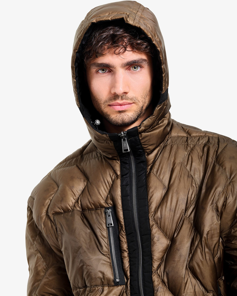 Giacca Reversibile con Cappuccio Black