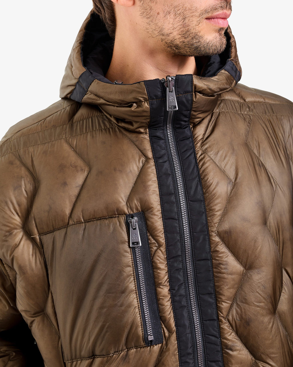 Giacca Reversibile con Cappuccio Black