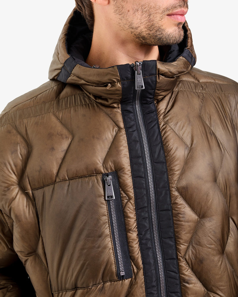Giacca Reversibile con Cappuccio Black