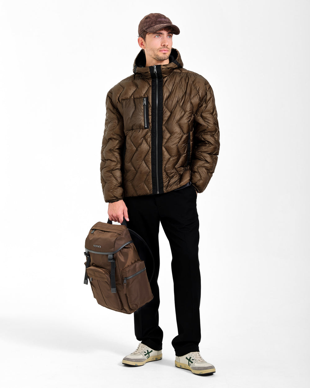 Giacca Reversibile con Cappuccio Black