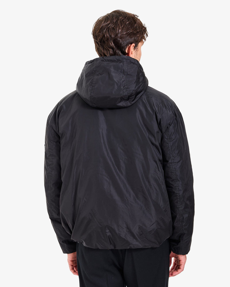 Giacca Reversibile con Cappuccio Black