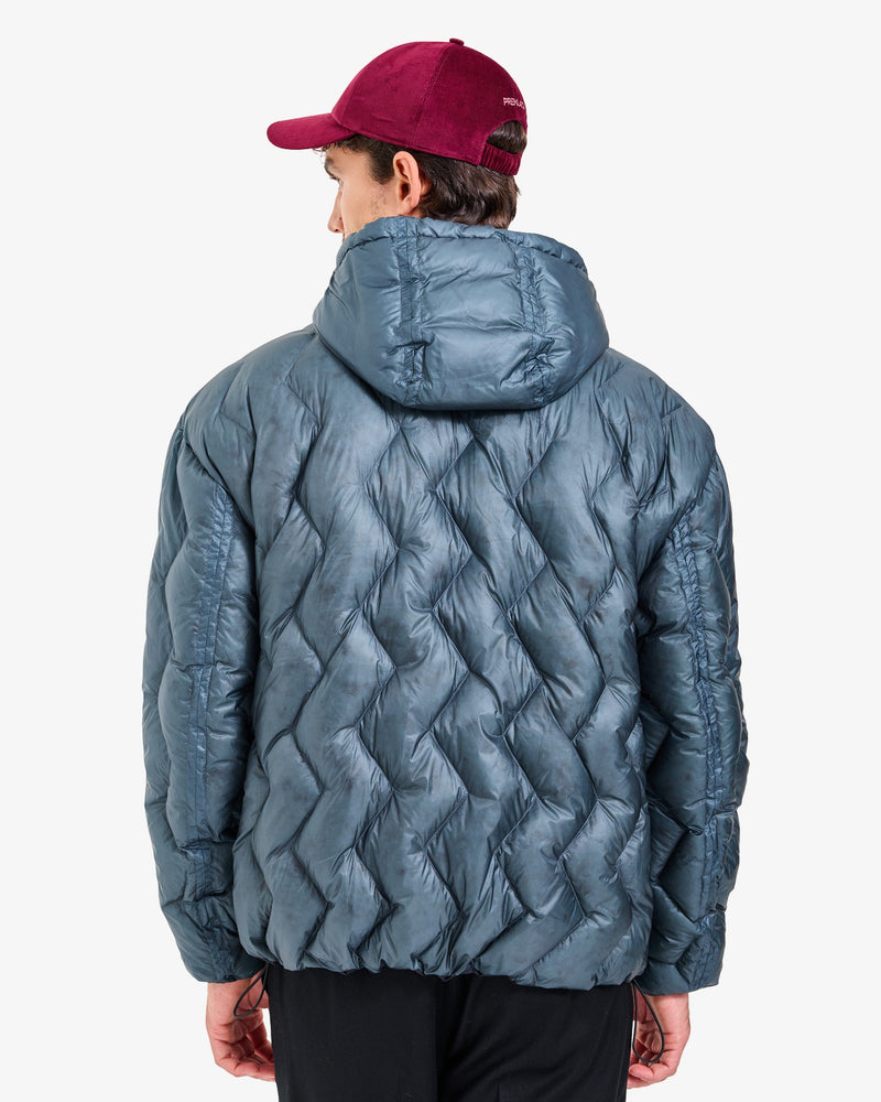 Blue Reversible Hooded Jacket