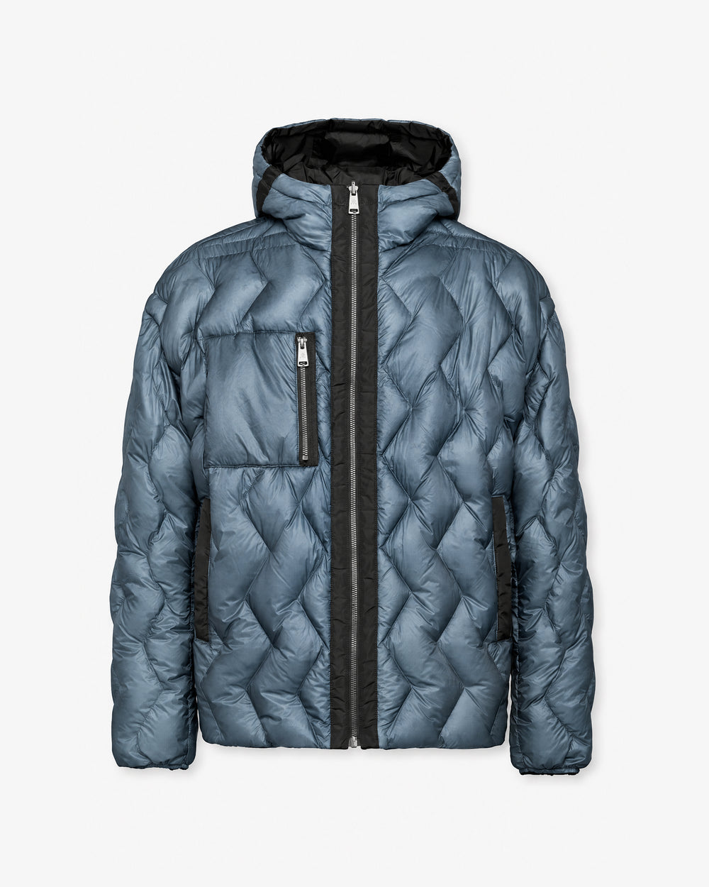 Blue Reversible Hooded Jacket