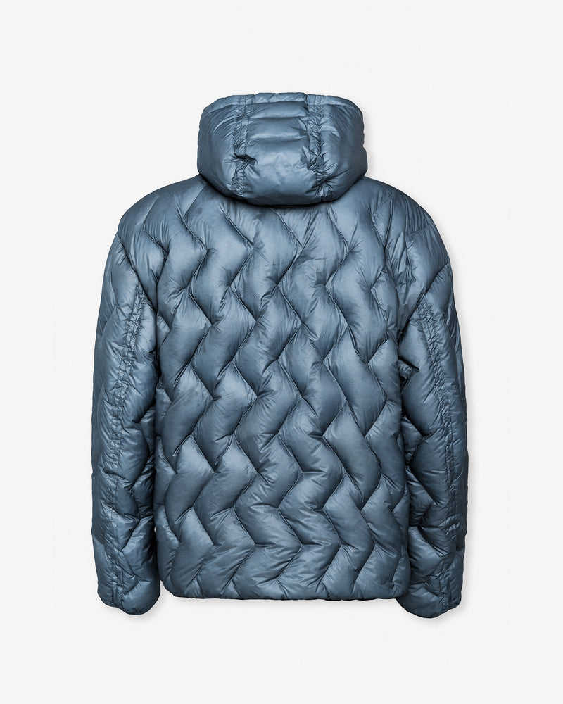 Blue Reversible Hooded Jacket