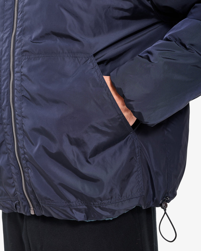 Blue Reversible Hooded Jacket