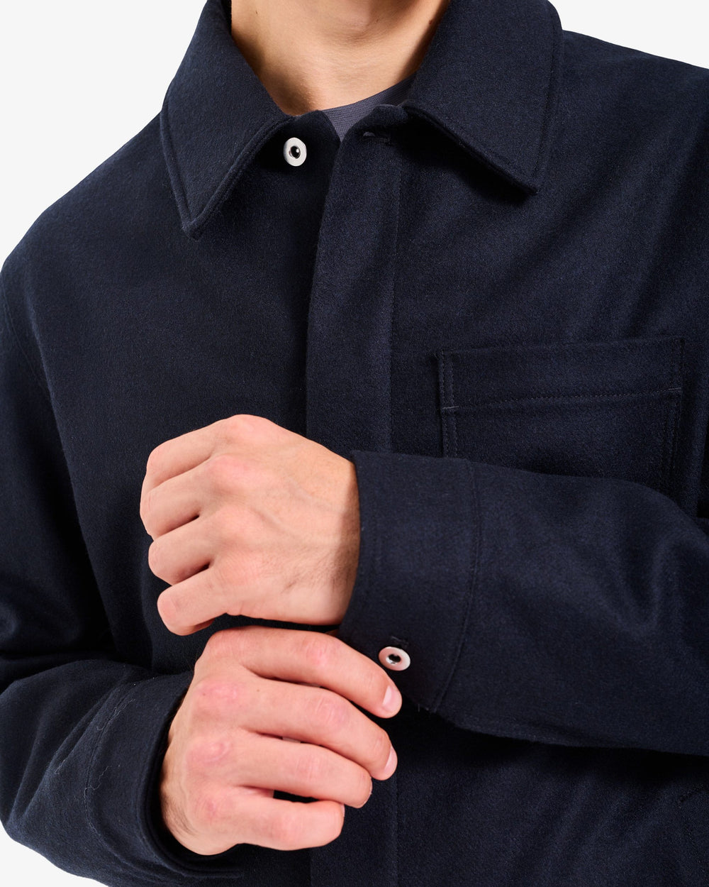 Giacca Overshirt blue