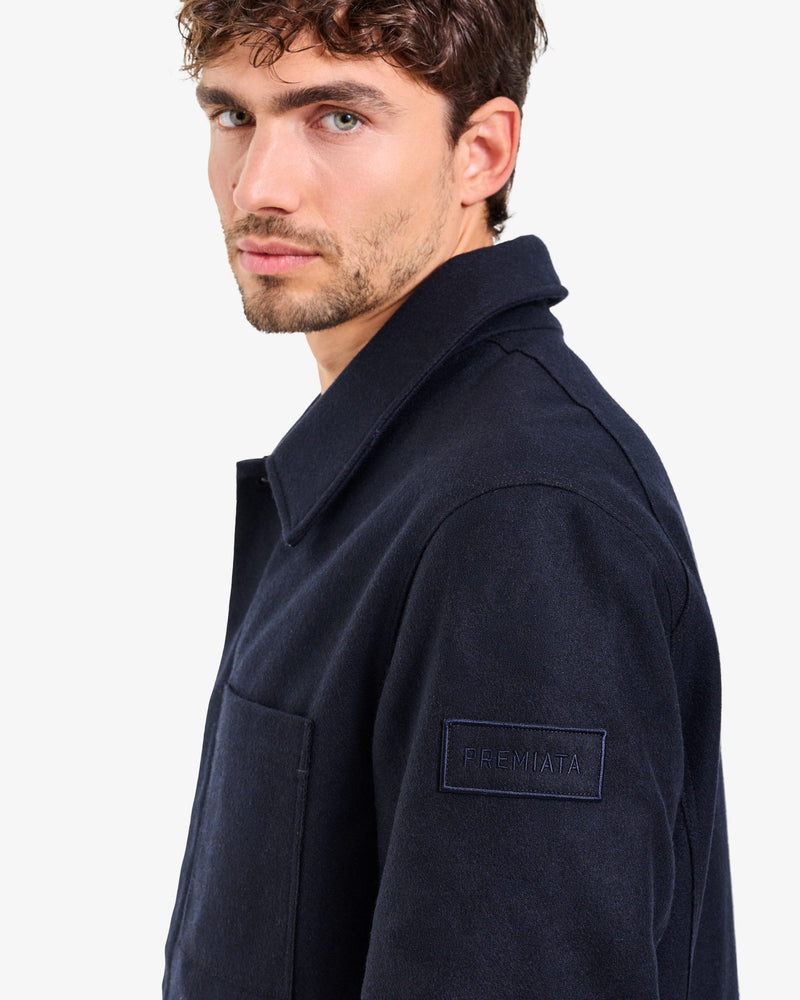 Giacca Overshirt blue