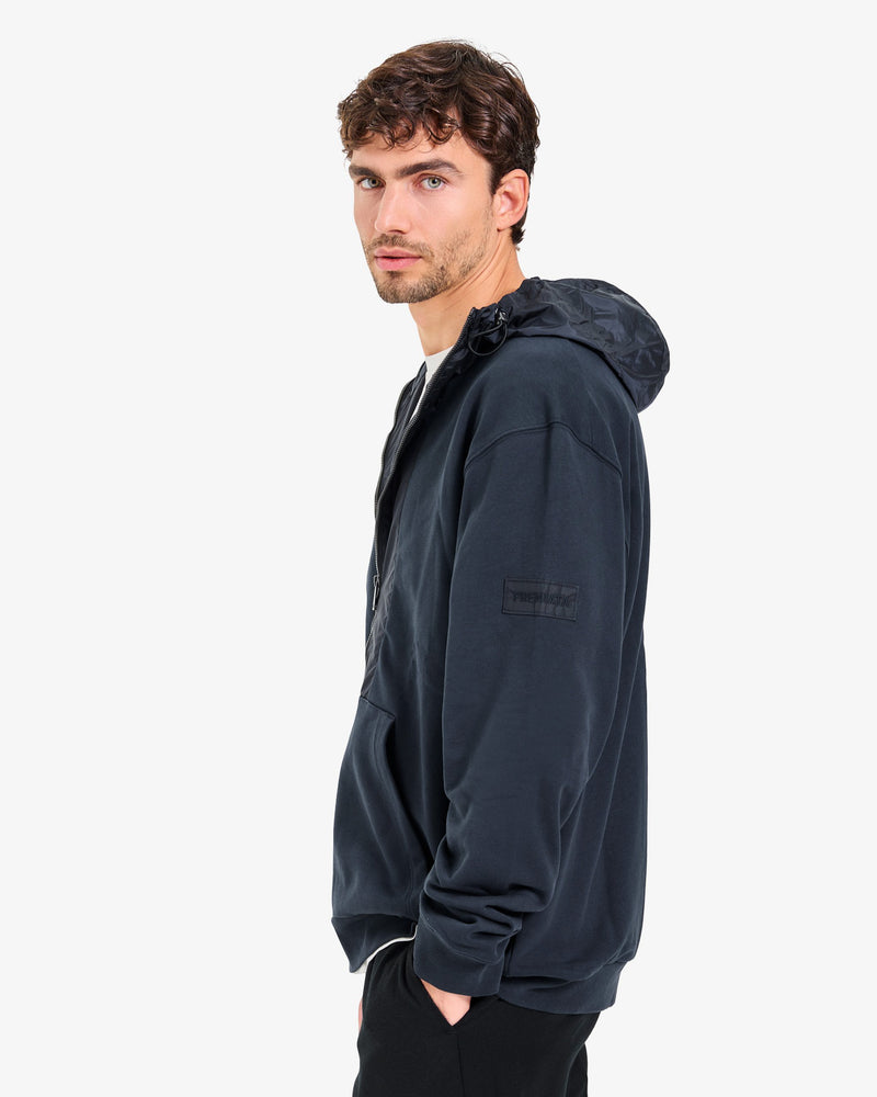 Felpa Technical Hoodie Dark Blue