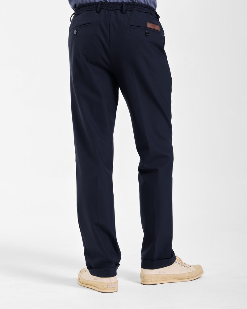Pantalone Technical Wool Blue