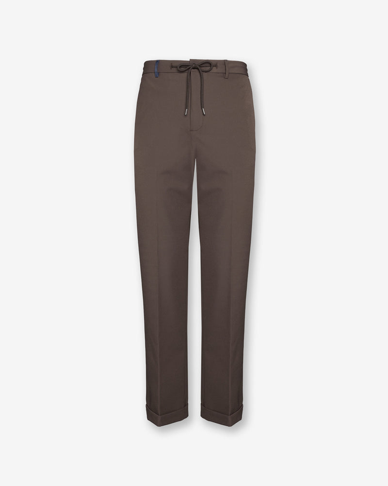 Pantalone Technical Wool Brown