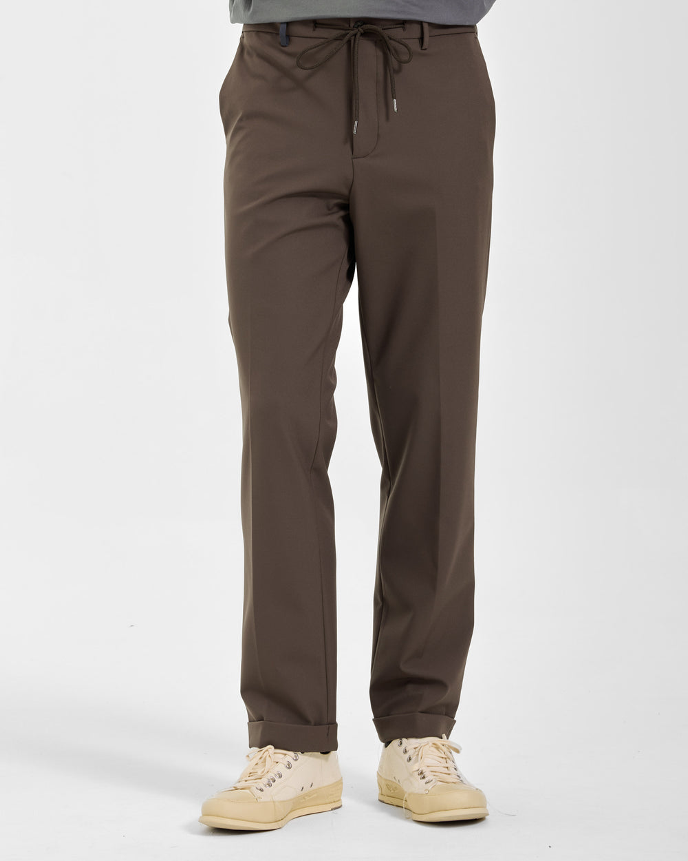 Pantalone Technical Wool Brown