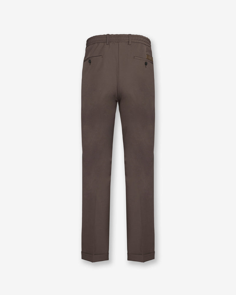 Pantalone Technical Wool Brown