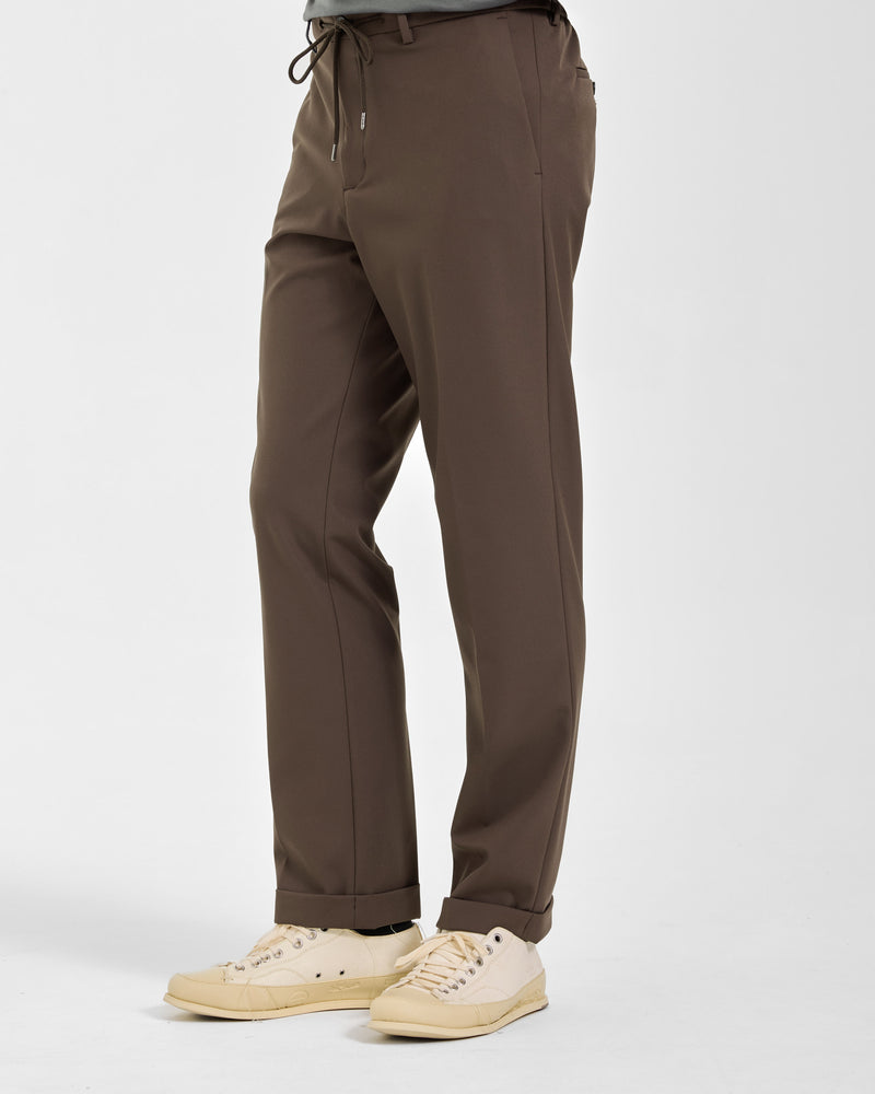 Pantalone Technical Wool Brown
