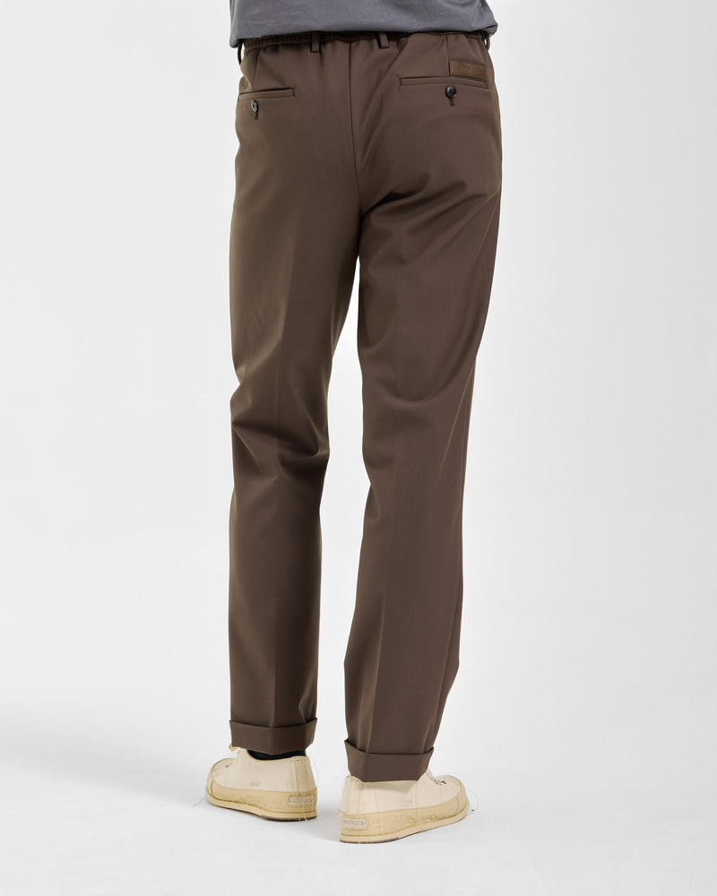 Pantalone Technical Wool Brown