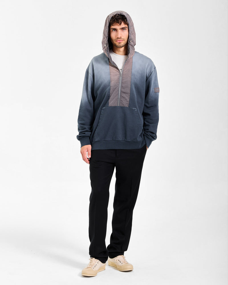 Dip Dye Technical Hoodie Azul
