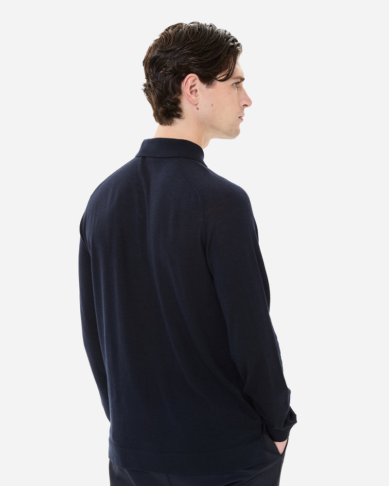 Polo Knit Dark Blue