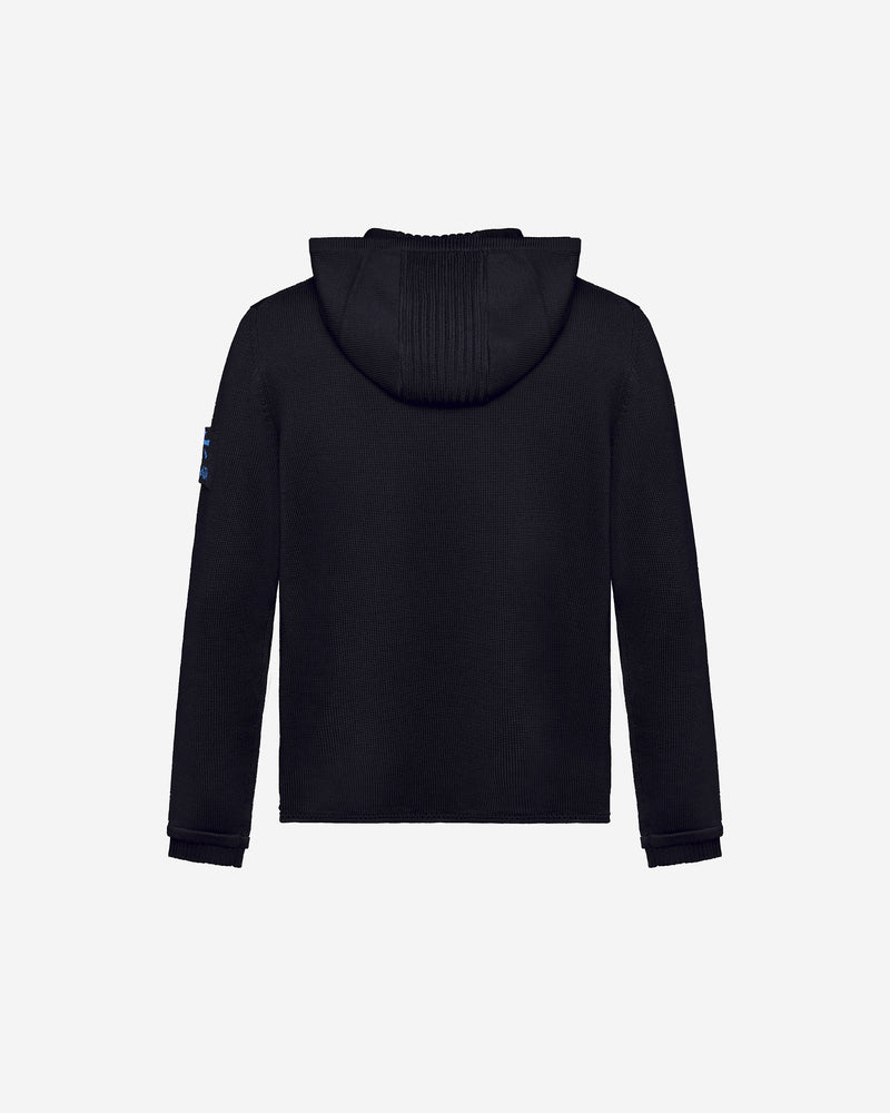 Maglia in lana con cappuccio