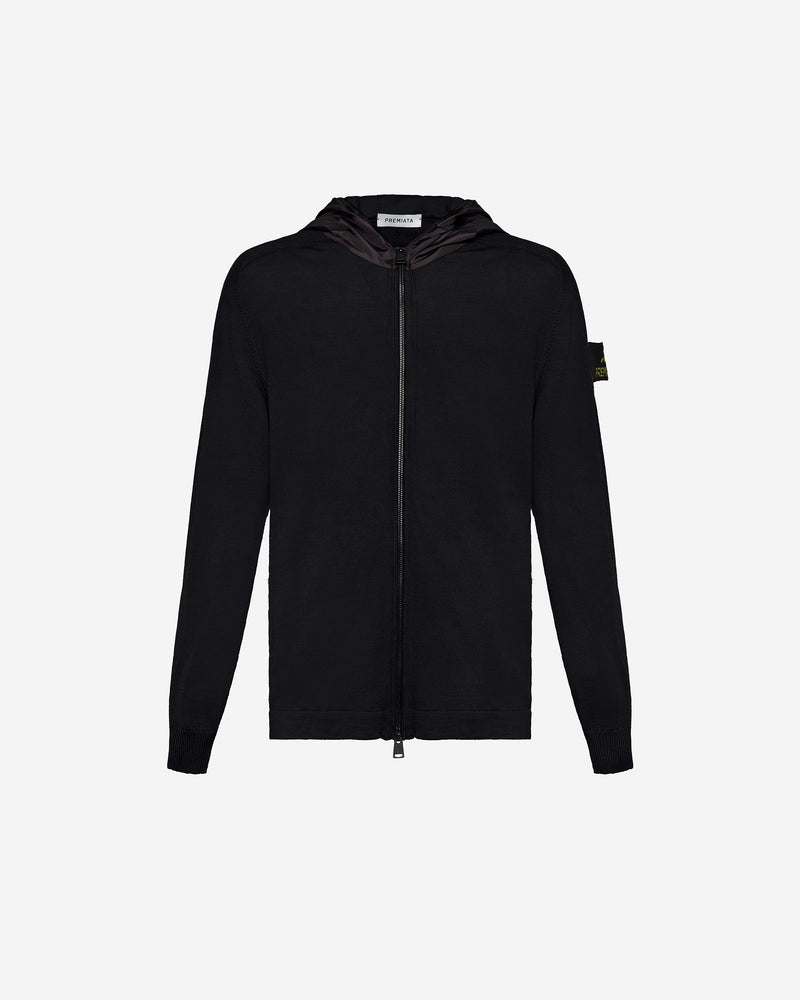 Black Full-Zip Hoodie