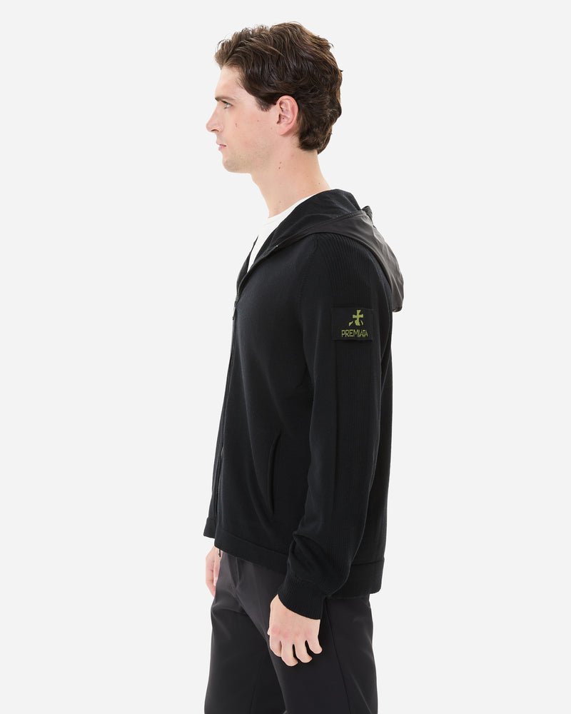 Black Full-Zip Hoodie