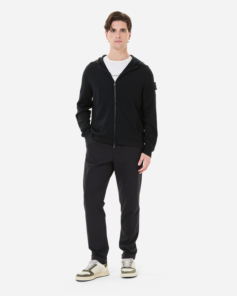 Black Full-Zip Hoodie