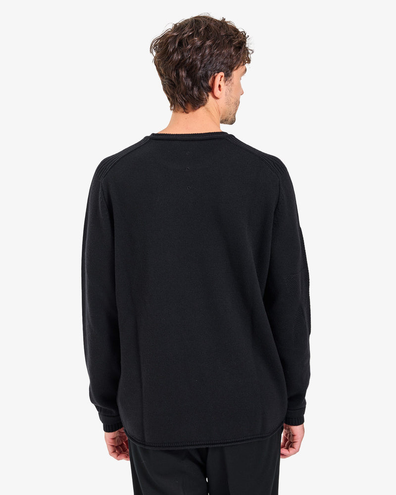 Maglia Girocollo Knit Black