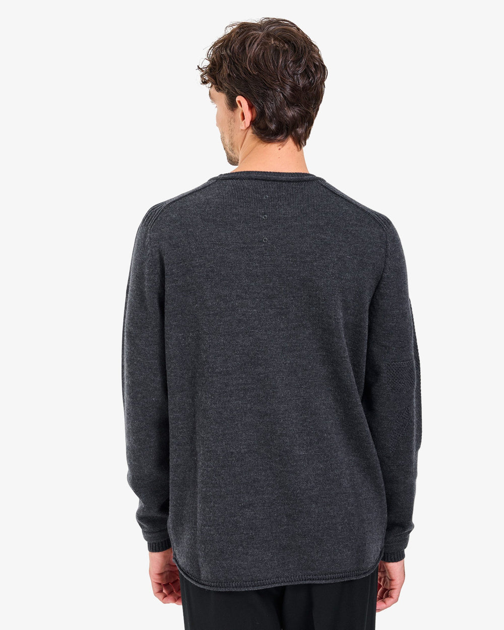 Maglia Girocollo Knit Anthracite