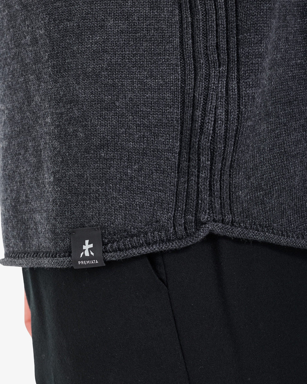 Maglia Girocollo Knit Anthracite
