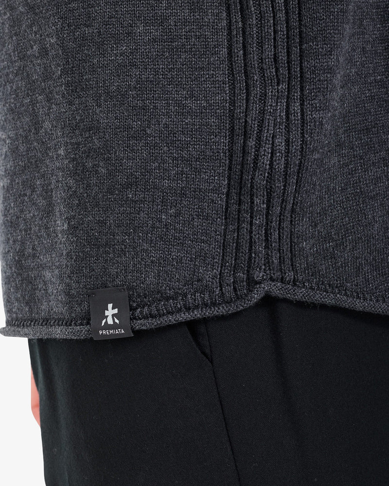 Maglia Girocollo Knit Anthracite