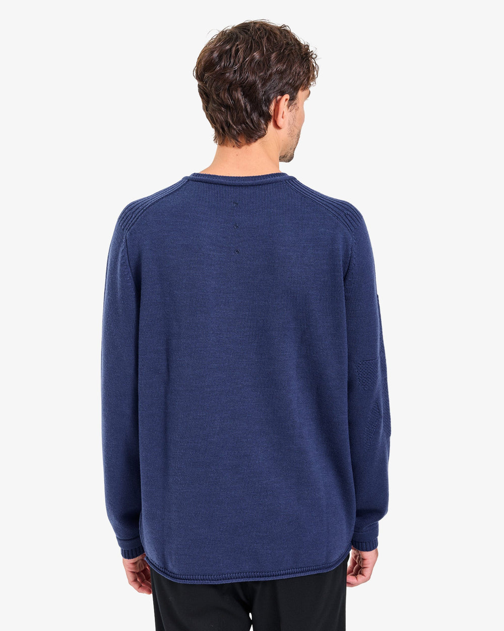 Maglia Girocollo Knit Indigo
