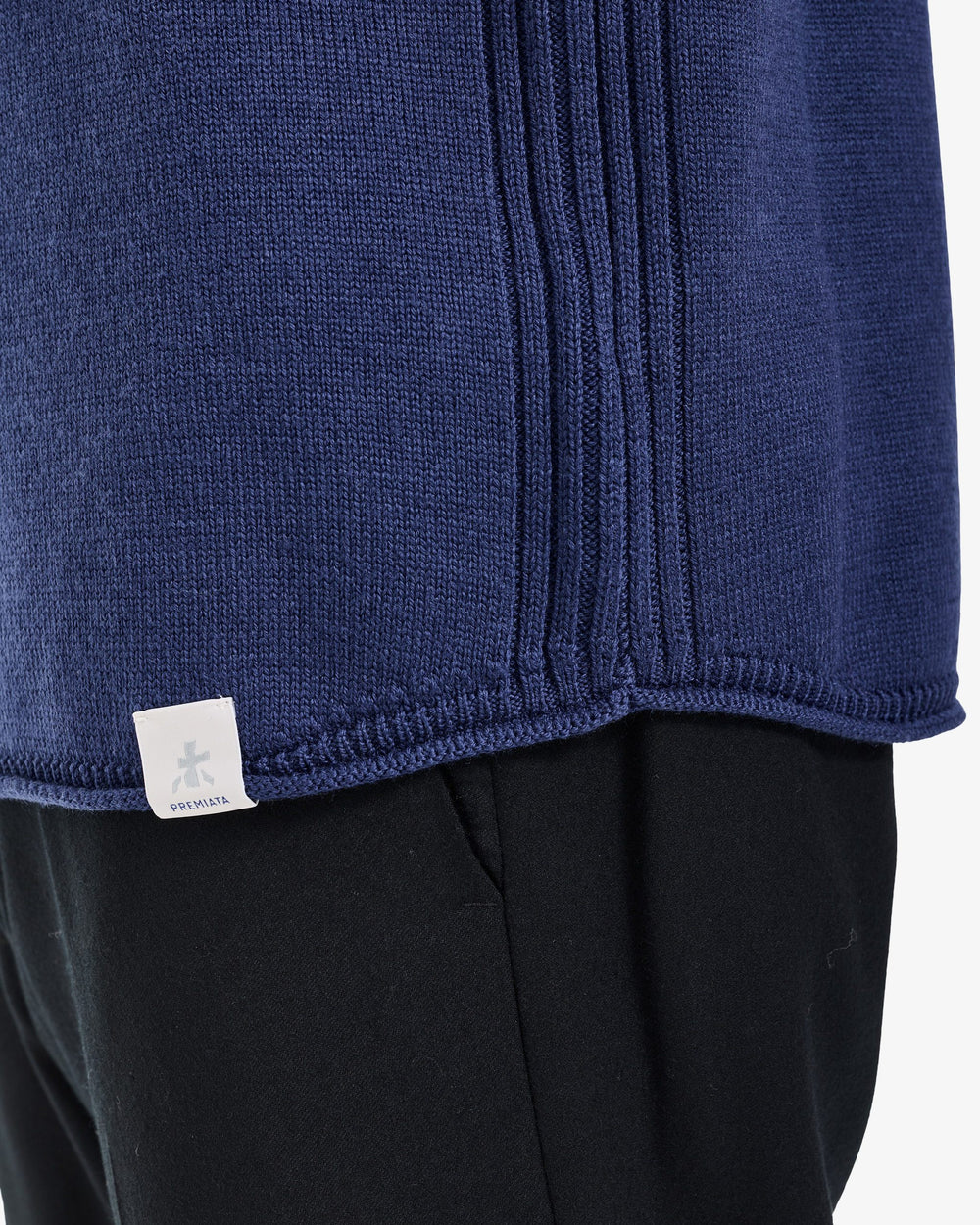 Maglia Girocollo Knit Indigo