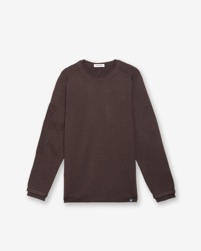 Maglia Girocollo Knit Brown