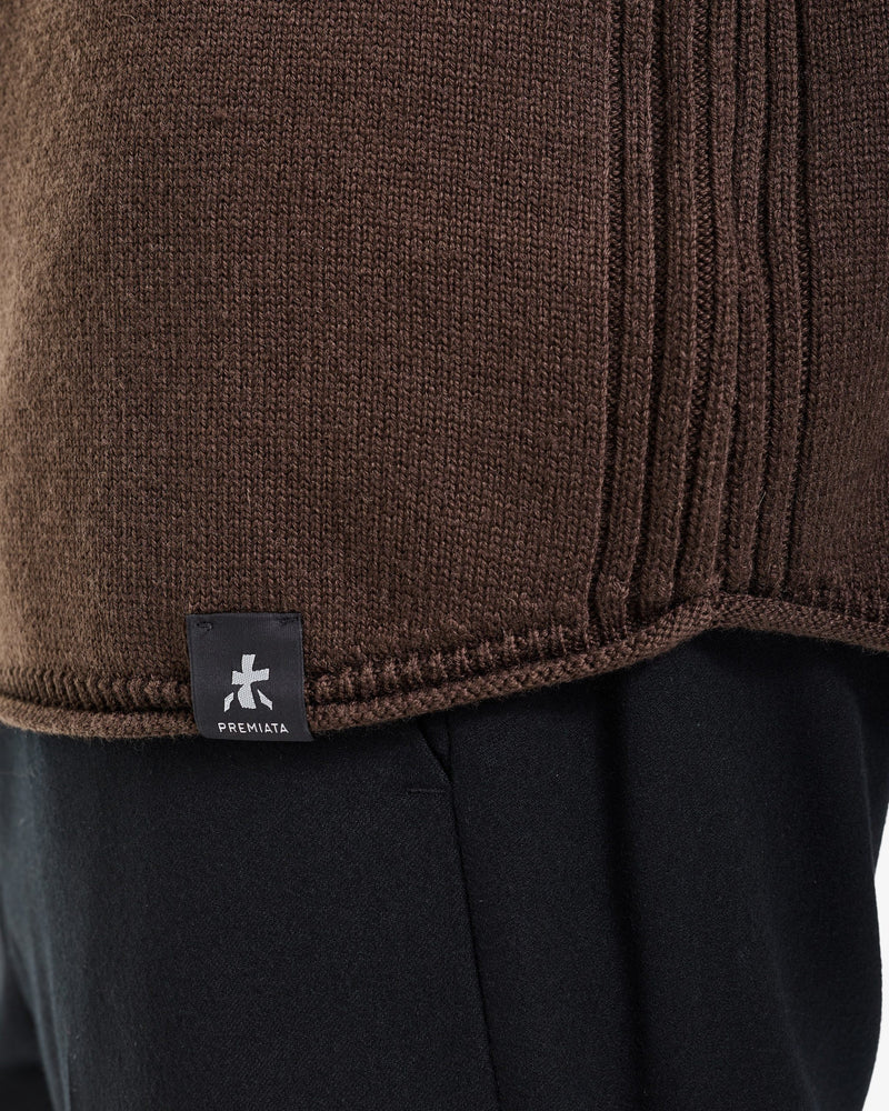 Maglia Girocollo Knit Brown