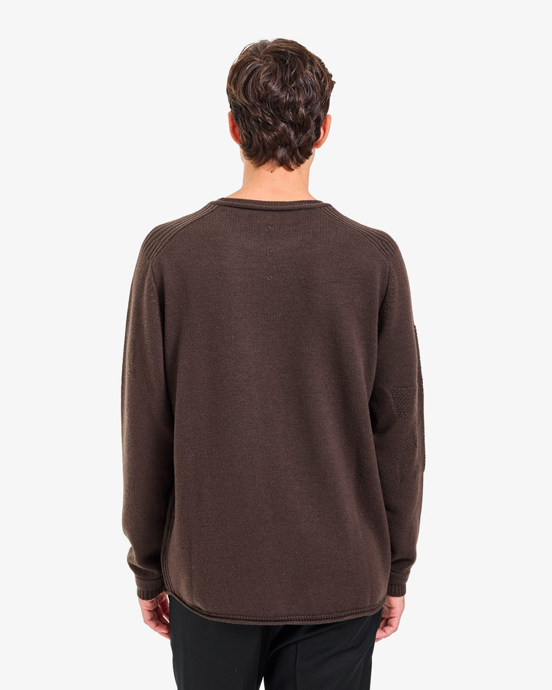 Maglia Girocollo Knit Brown