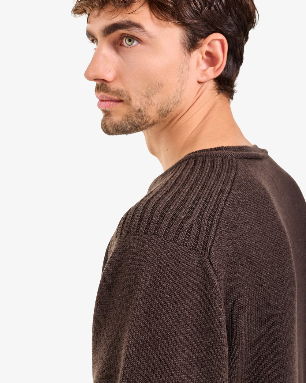 Maglia Girocollo Knit Brown
