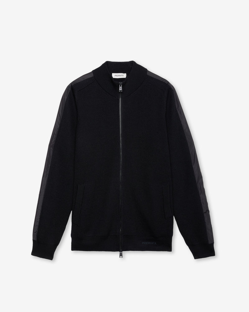 Maglia Full Zip Black