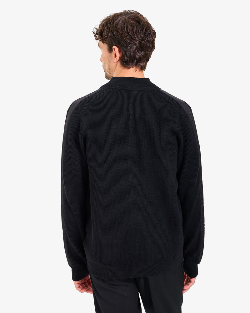Maglia Full Zip Black