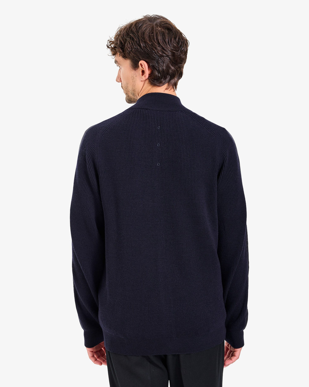 Maglia Full Zip Blue