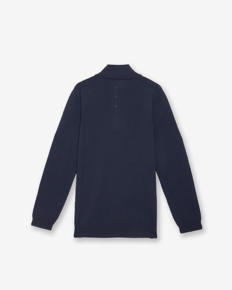 Maglia Half Zip Dark Blue