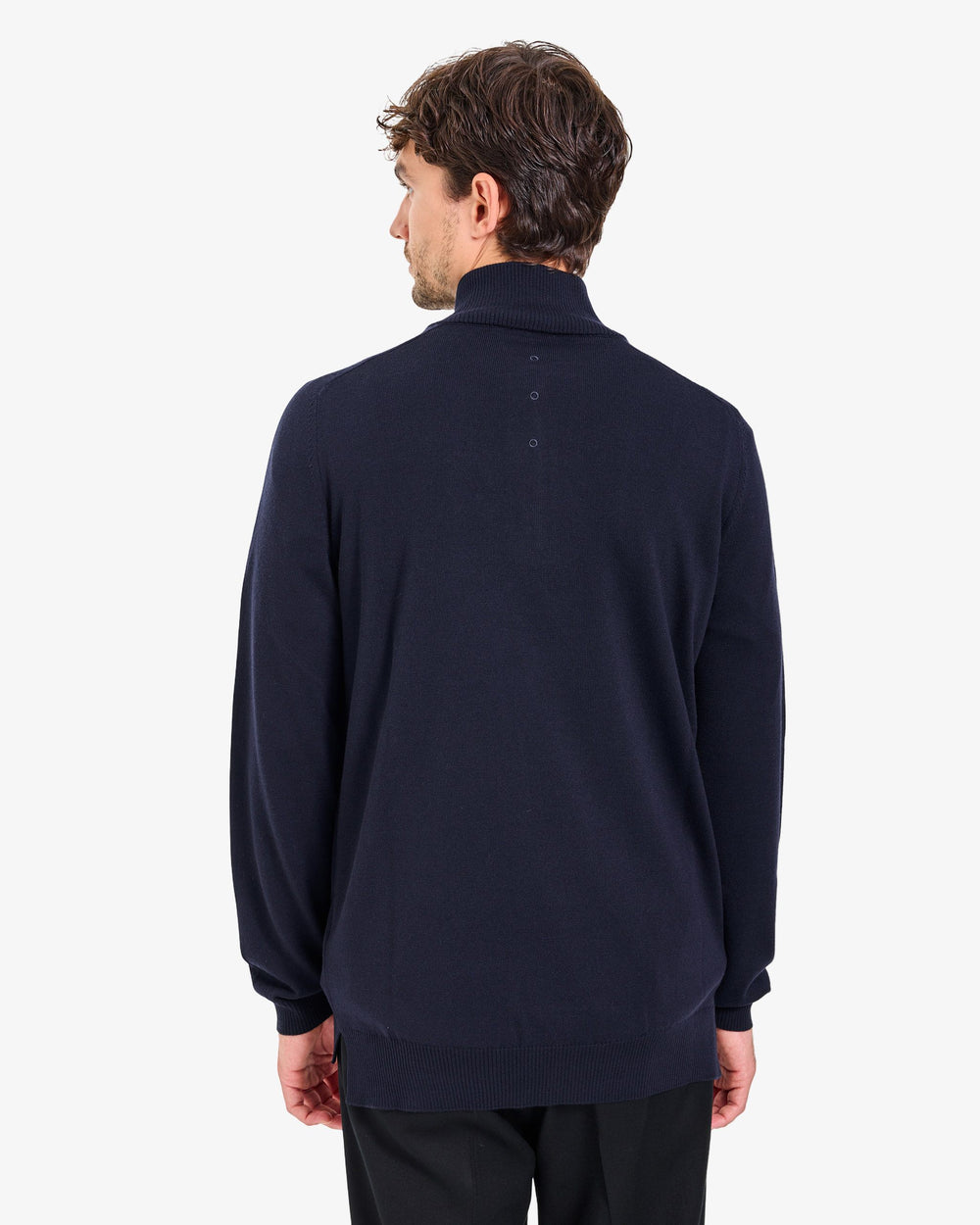 Maglia Half Zip Dark Blue