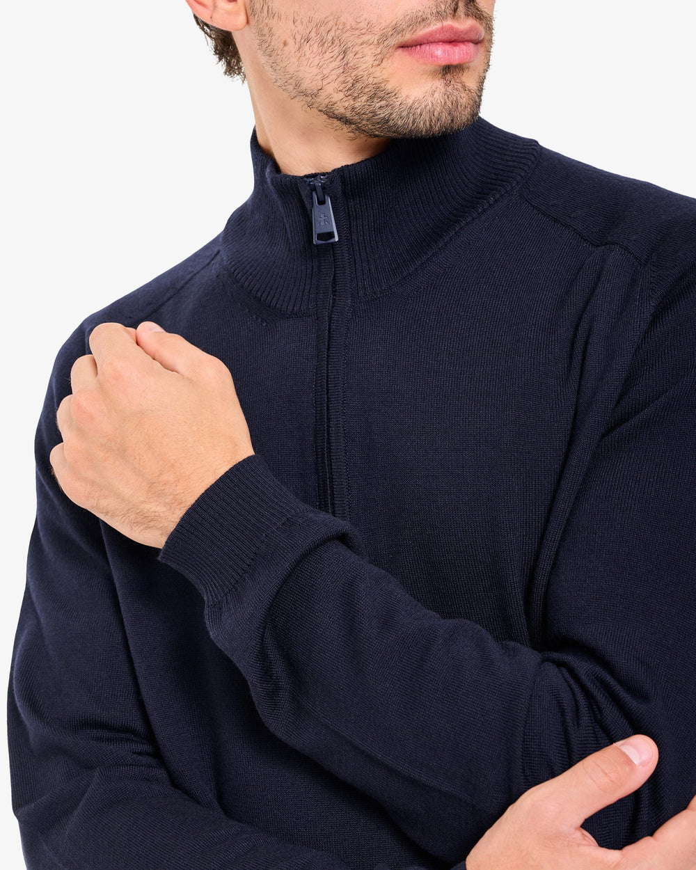 Maglia Half Zip Dark Blue