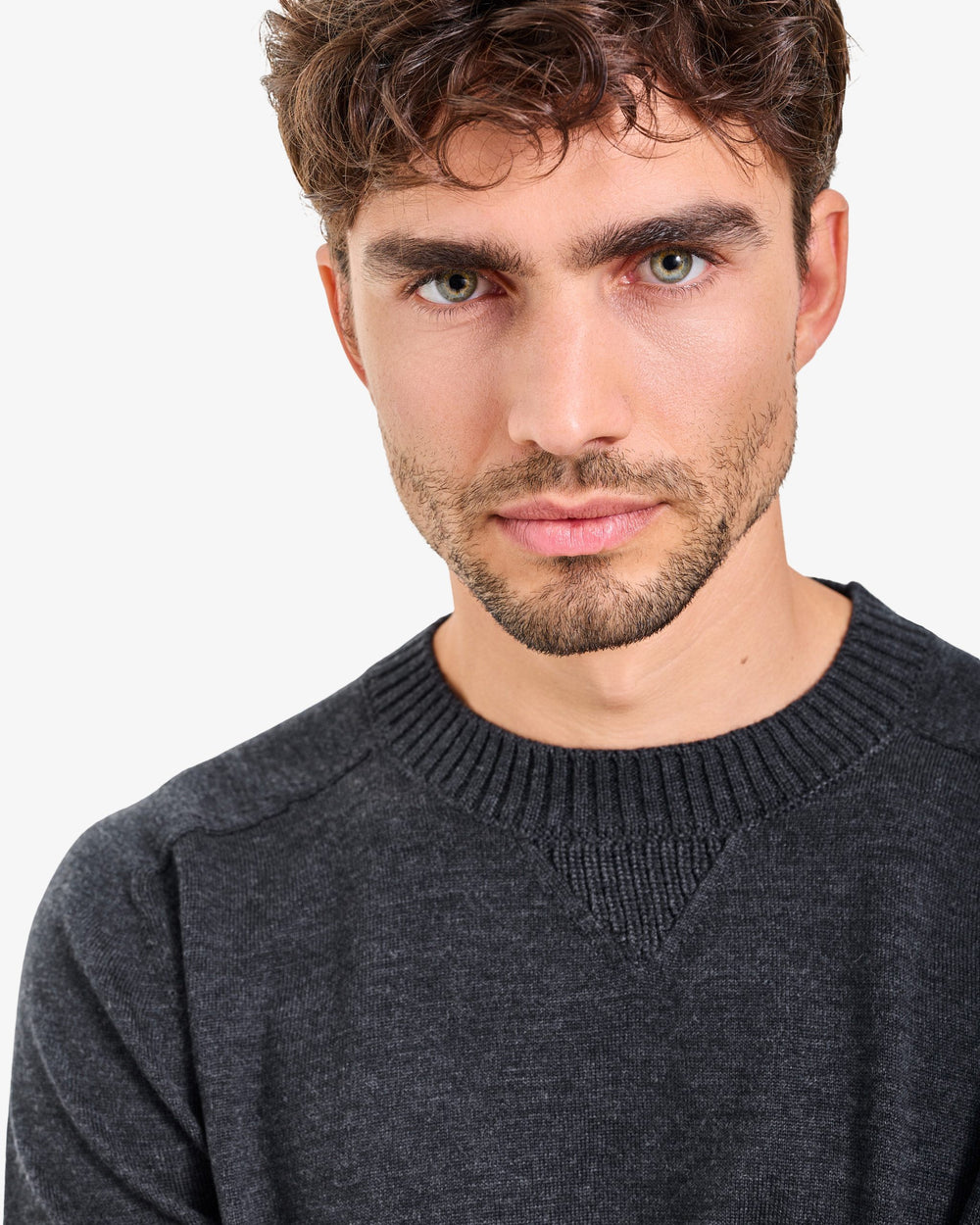 Maglia in lana girocollo