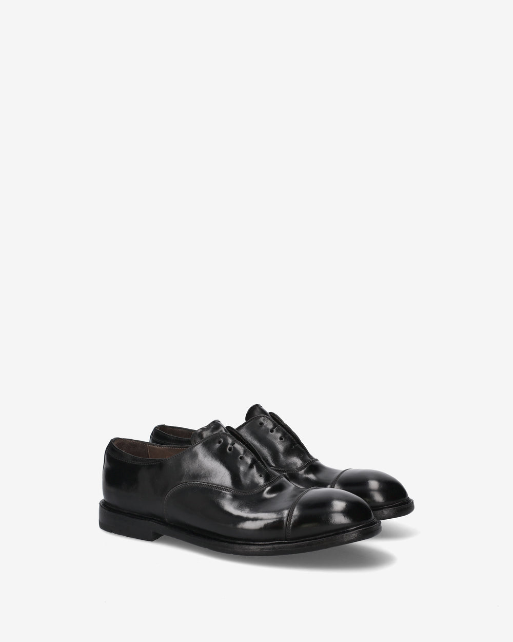 Stringata Oxford in cordovan
