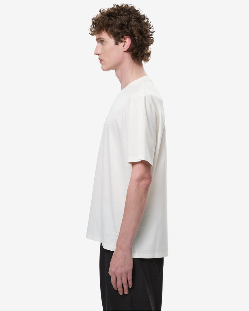 Cotton T-shirt with bonded details