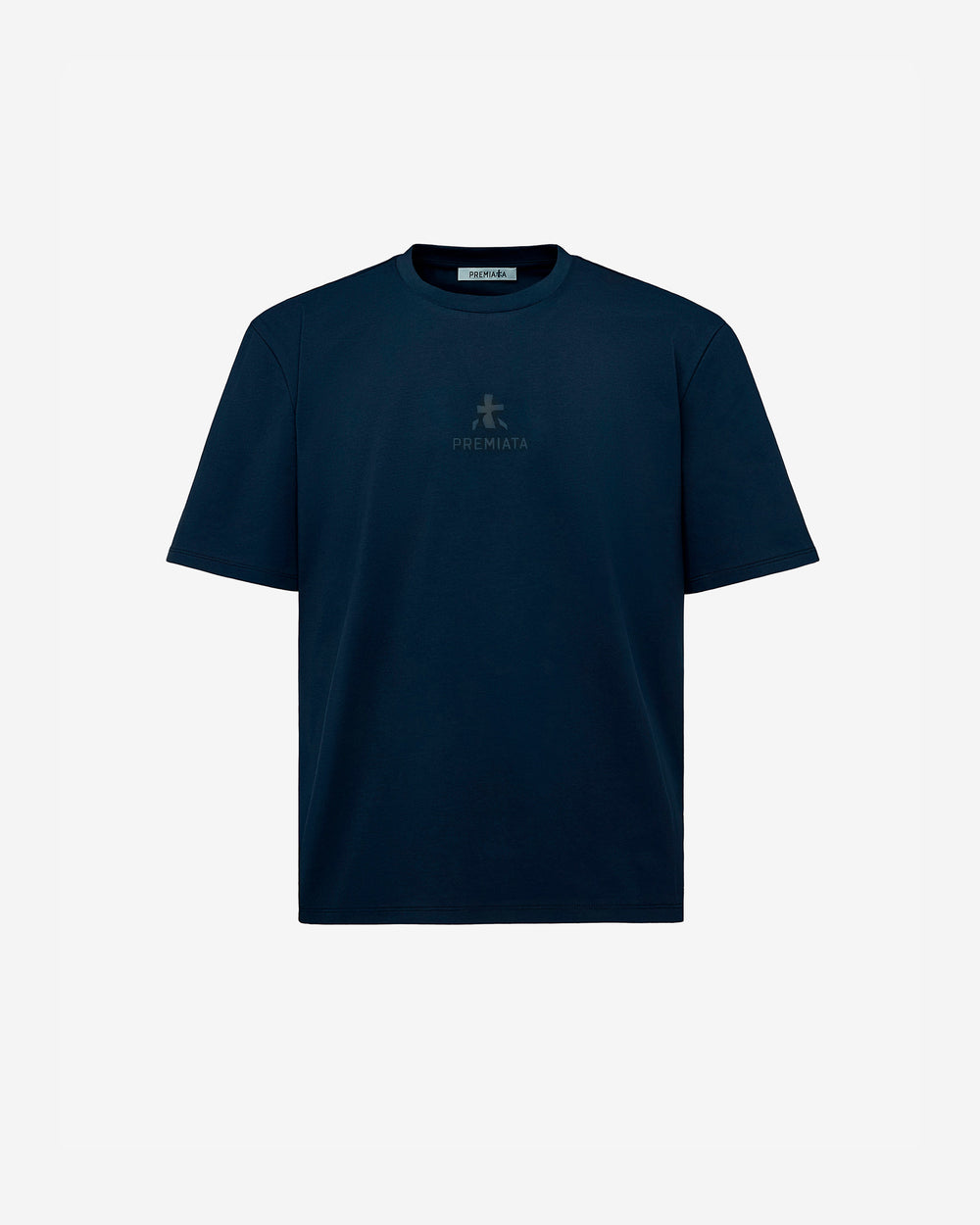 T-shirt in cotone con dettagli bonded