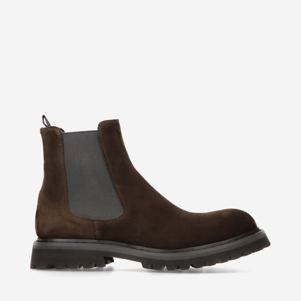 Suede leather Chelsea boots